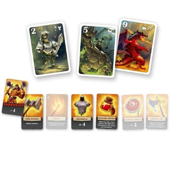 Welcome to the Dungeon Push-Your-Luck Board Game Card Game NEW SEALED - Picture 11 of 12